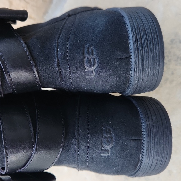 UGG Joanie Bow Boot Black Size 5 - Picture 5 of 12